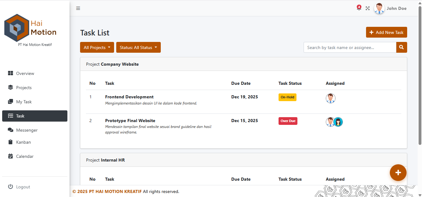 Dashboard Preview 3